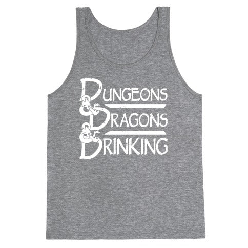 Dungeons & Dragons & Drinking Tank Top